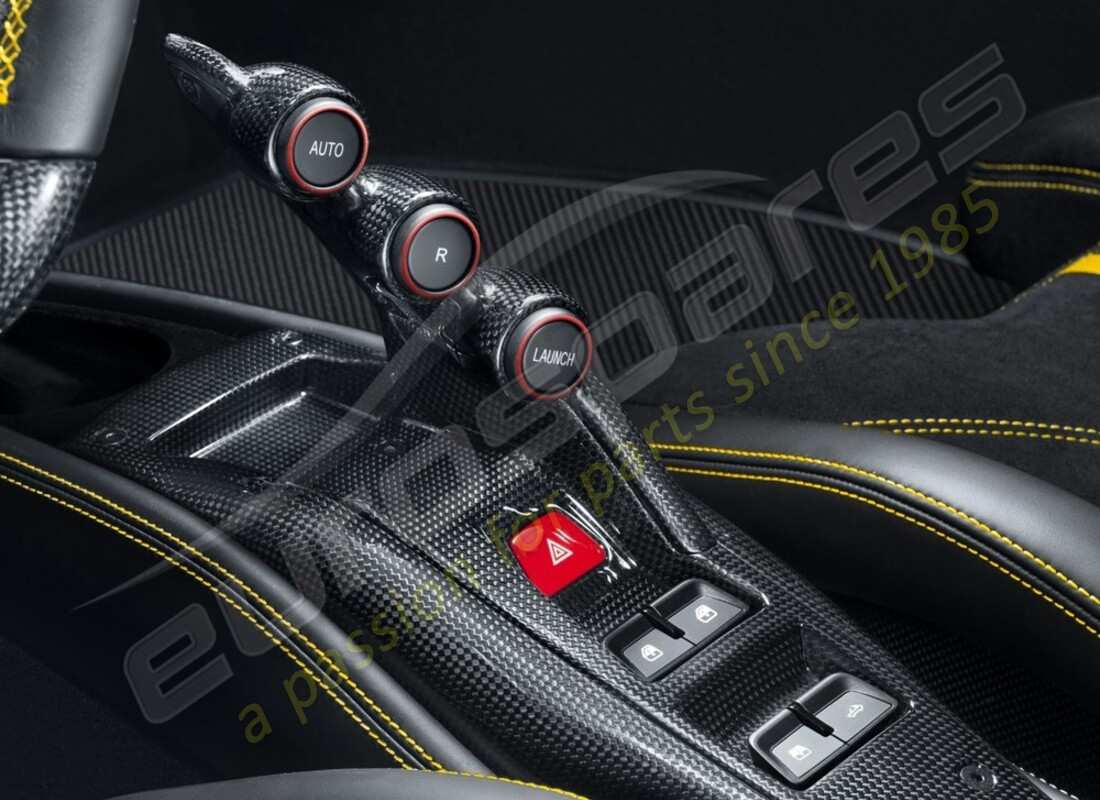 kit de pont en fibre de carbone neuf ferrari, style laferrari. numéro de pièce 70003813 (1)