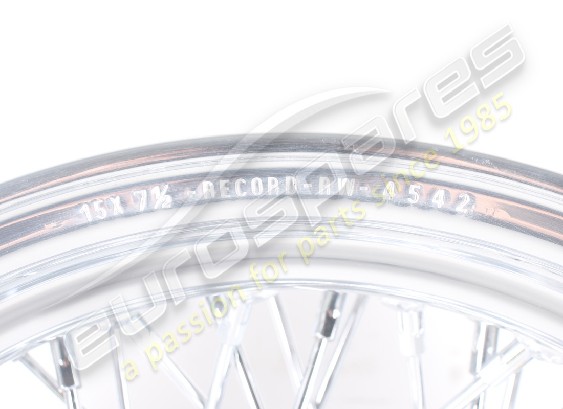 NOUVEAU FERRARI FIL BORRANI ROUES ENSEMBLE 15 X 7.5 POUCES. NUMÉRO DE PIÈCE 700835 (4) nouveau ferrari fil borrani roues ensemble 15 x 7.5 pouces. numéro de pièce 700835 (4)