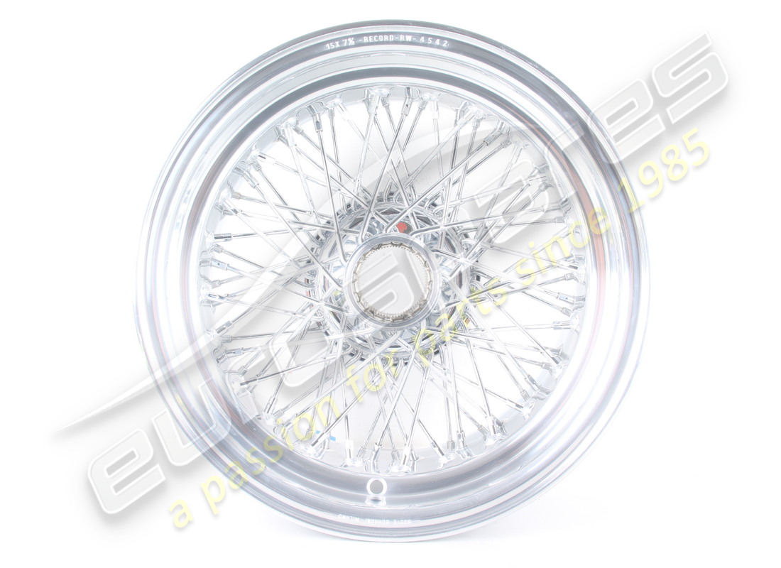 NOUVEAU FERRARI FIL BORRANI ROUES ENSEMBLE 15 X 7.5 POUCES. NUMÉRO DE PIÈCE 700835 (2) nouveau ferrari fil borrani roues ensemble 15 x 7.5 pouces. numéro de pièce 700835 (2)