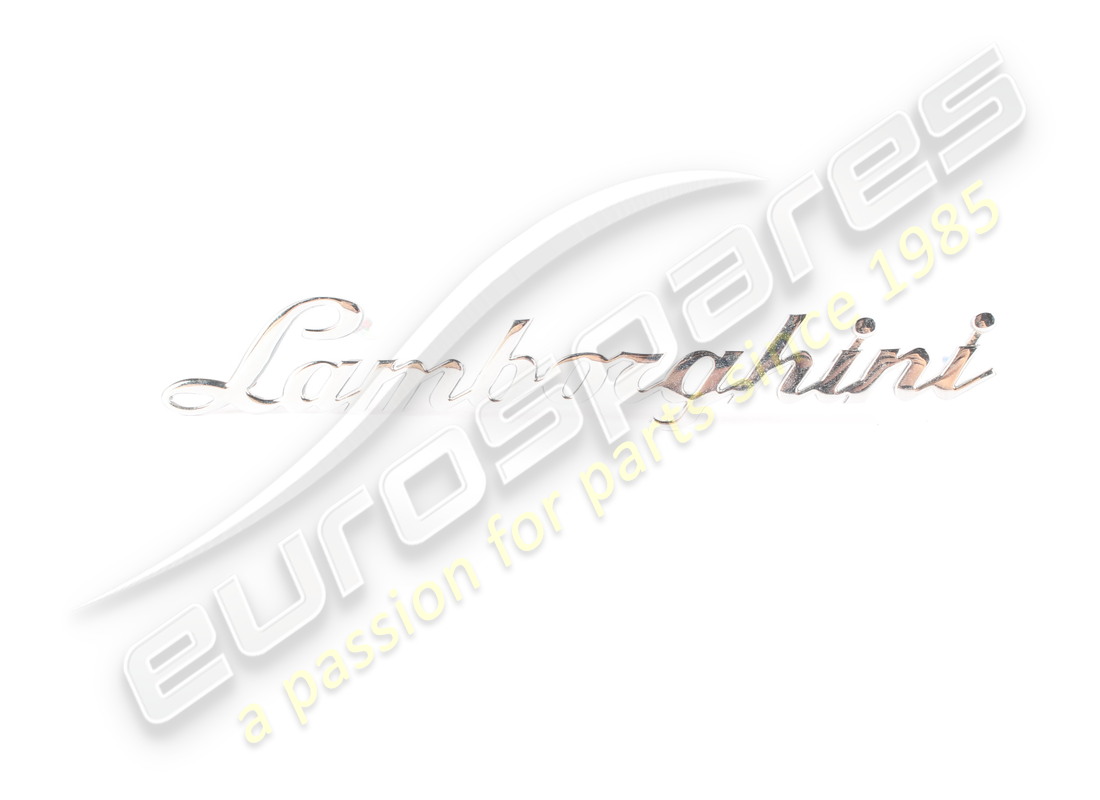 UTILISÉ Lamborghini PLAQUE SIGNALÉTIQUE . NUMÉRO DE PIÈCE 4T0853886B (1)