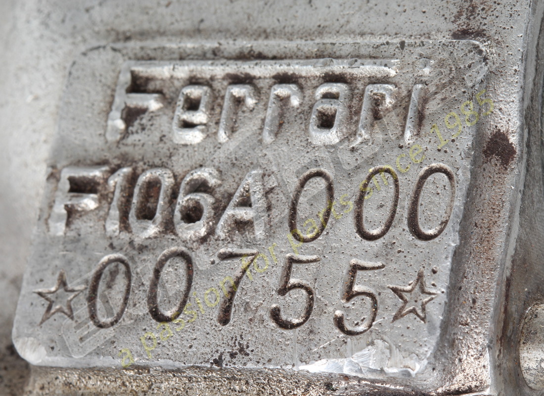 utilisé ferrari 308 2v carter moteur. numéro de pièce 103536 (12)