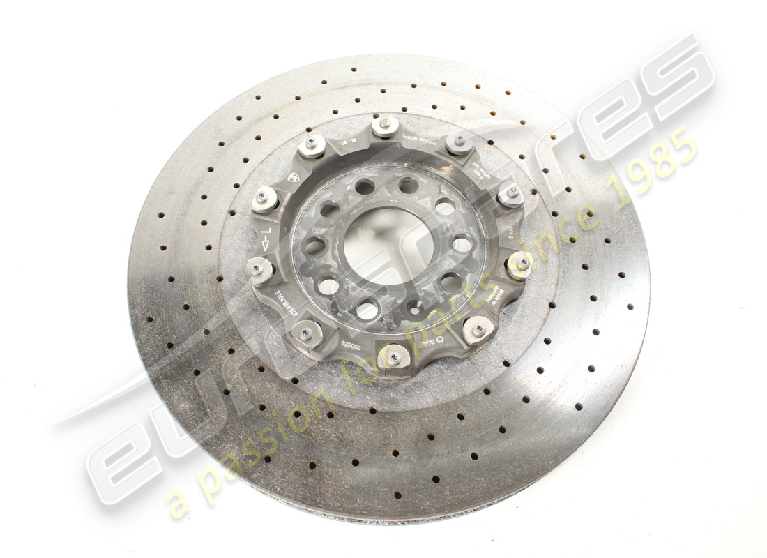 utilisé lamborghini disque de frein avant gauche en céramique (ventilé) numéro de pièce 470615301g