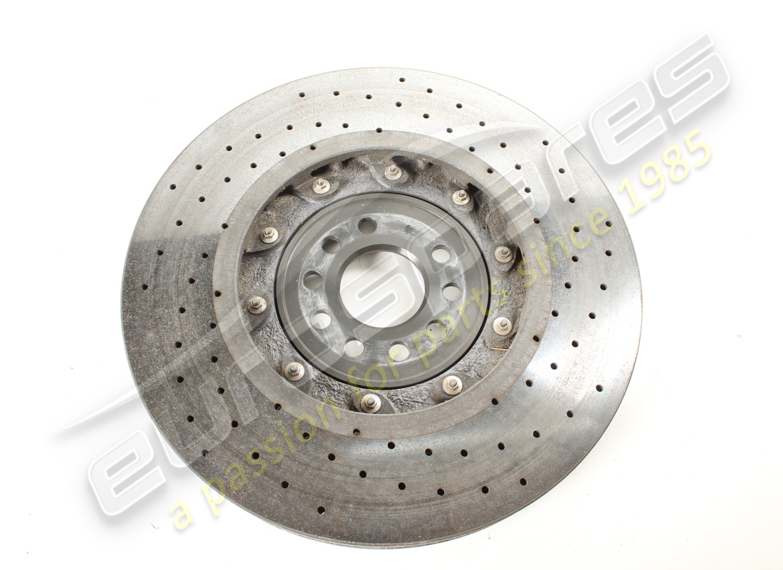disque de frein avant gauche en céramique d'occasion lamborghini (ventilé). numéro de pièce 470615301g (4)