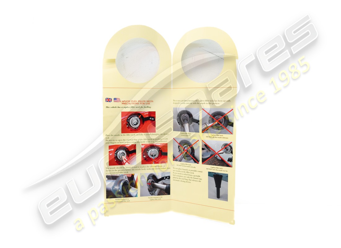 nouveau dépliant ferrari. numéro de pièce 83654500 (2)