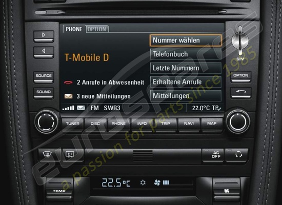 nouveau porsche numéro de pièce du module téléphonique 99704490241