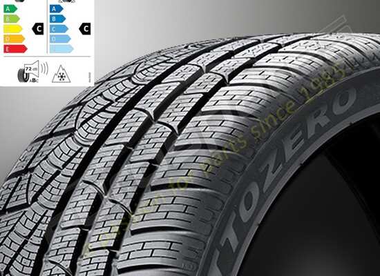 nouveau ferrari pneu d'hiver avant pirelli 270 sottozero, 245-35 zr20 (95w) numéro de pièce 889951