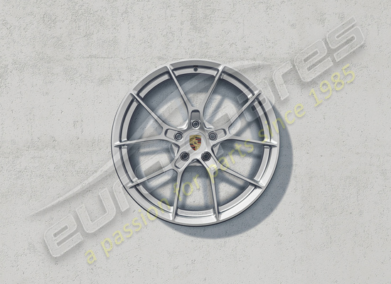 nouveau porsche 20/21-inch 911 ensemble de roues légères carrera (argent brillant) numéro de pièce 992 044 680 ma