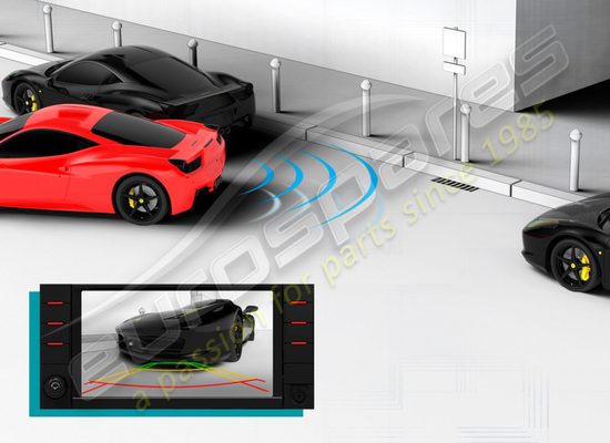 nouveau ferrari kit de caméra de stationnement numéro de pièce 70002882