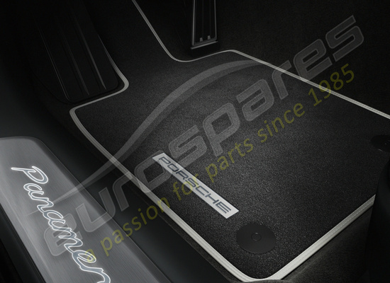 nouveau porsche tapis de sol personnalisés avec garniture en cuir numéro de pièce 97104430200xxx