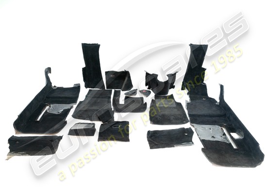utilisé ferrari ensemble de tapis complet rhd noir numéro de pièce 65663290