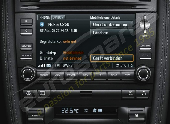 nouveau porsche numéro de pièce de préparation pour téléphone portable 99704490233