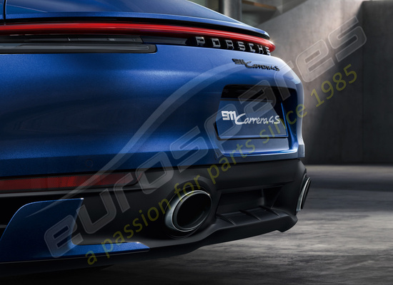 nouveau porsche numéro de pièce du système d'échappement sport 992044213
