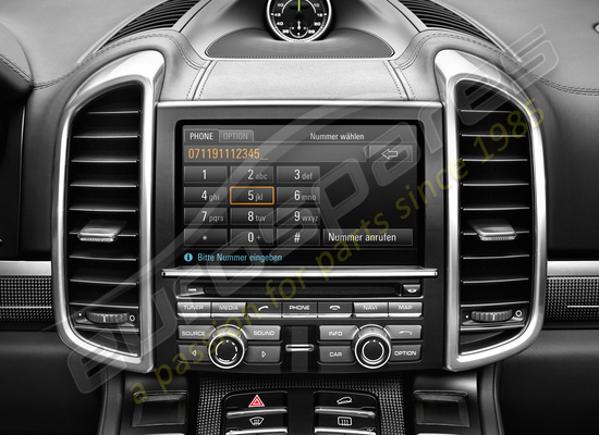nouveau porsche numéro de pièce du module téléphonique 95804490110