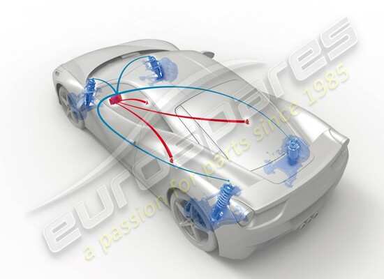 nouveau ferrari kit de mise à niveau de suspension de manutention numéro de pièce 70002375