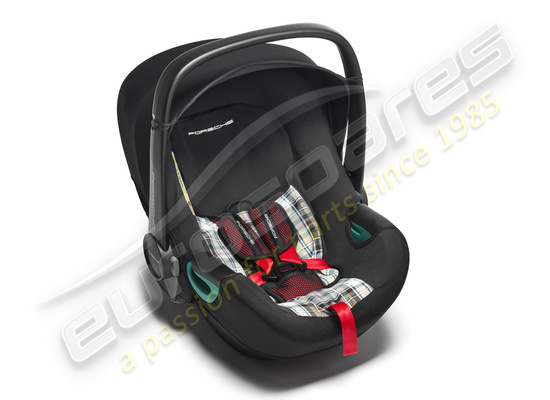 nouveau porsche housse de siège enfant heritage design - turbo 50 tartan pour siège bébé i-size numéro de pièce 971044065d