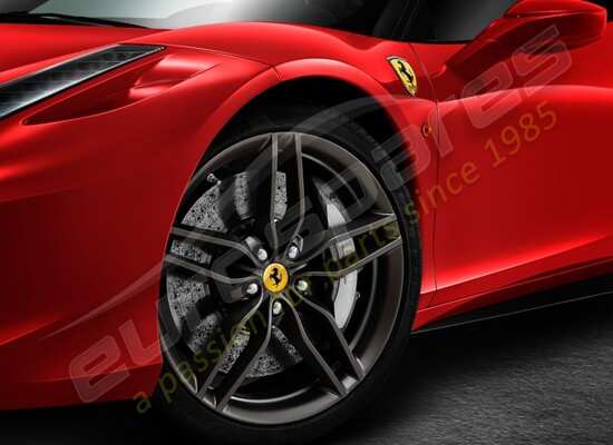 nouveau ferrari ensemble de roues (forge mat grigio ghisa) 20 pouces numéro de pièce 70006020