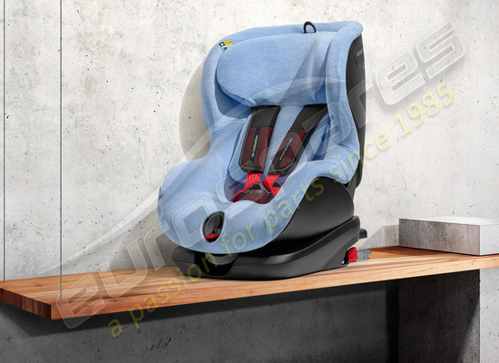 nouveau porsche housse de confort pour siège enfant i-size. numéro de pièce 971044066