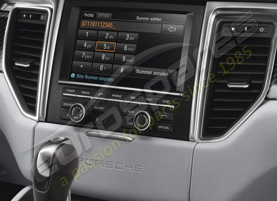nouveau porsche numéro de pièce du module téléphonique 95b04490015