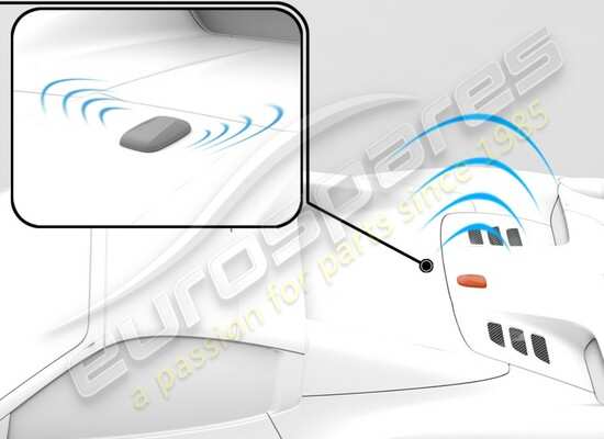nouveau ferrari kit d'antenne satellite (sdars) numéro de pièce 70003021