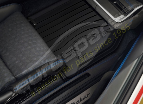 nouveau porsche numéro de pièce des tapis de sol toutes saisons 992044894
