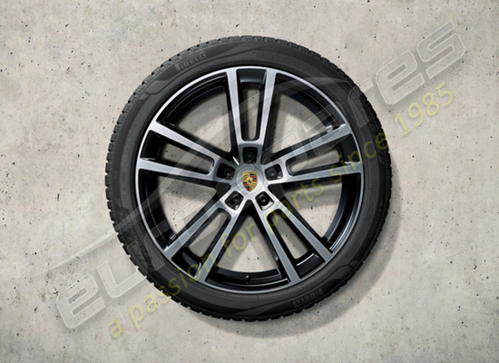 nouveau porsche 22 pouces sport design ensemble de roues et pneus d'hiver numéro de pièce 9y0044603p