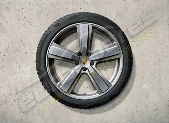 nouveau porsche 22 pouces ensemble de roues et pneus d'hiver exclusive design sport numéro de pièce 9y0044603q