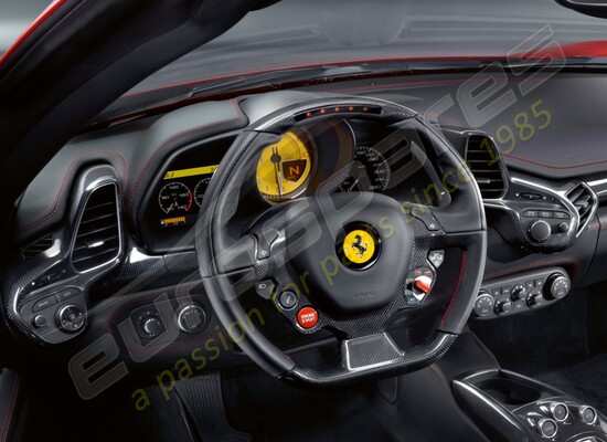 nouveau ferrari kit intérieur en fibre de carbone, rhd numéro de pièce 70002713