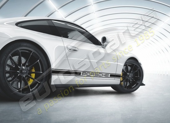 nouveau porsche 20-inch gt3 jeu de roues - en noir (haute brillance) numéro de pièce 99104460301