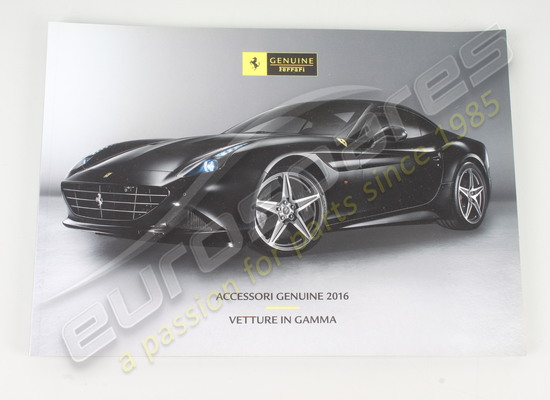 nouveau ferrari brochure fg in range car mod numéro de pièce 70004073