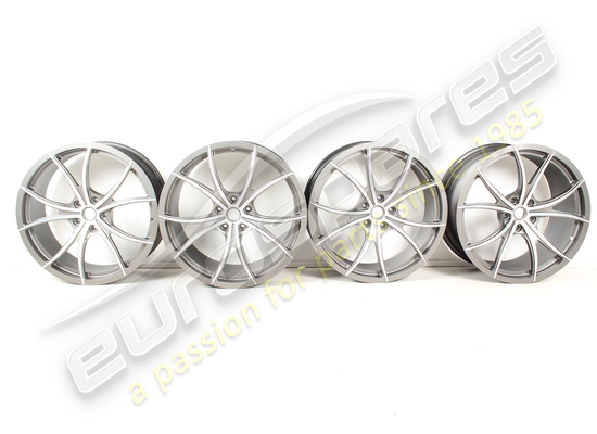 nouveau ferrari ensemble de roues (forge grigio corsa polies au diamant) 20 pouces avec goujons numéro de pièce 70002004