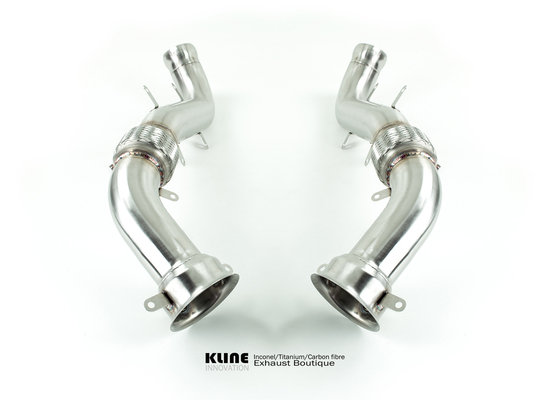 nouveau kline innovation mclaren mp4-12c jeu de tuyaux decat cat - numéro de pièce inconel kl-mc-12c-decat-cs-inc