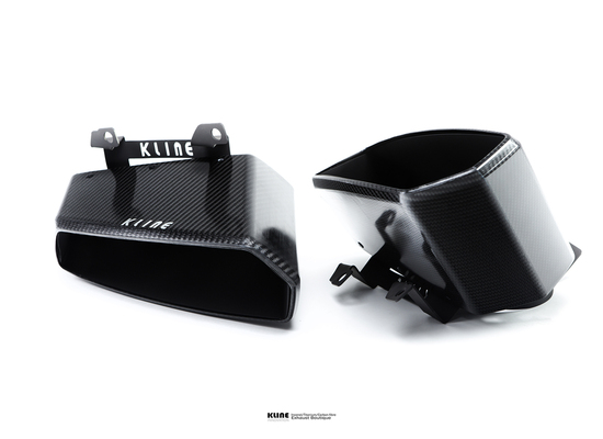 nouveau kline innovation lamborghini huracan lp610 embouts en fibre de carbone numéro de pièce kl-lam-hur-cft