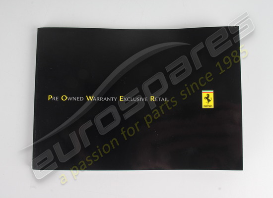 nouveau ferrari brochure d'alimentation numéro de pièce 95993187