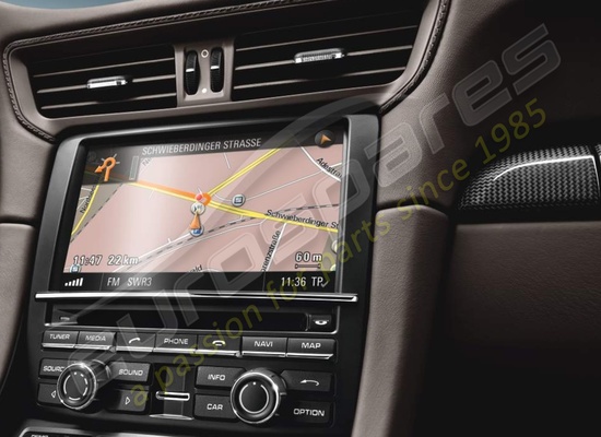 nouveau porsche gestion des communications (pcm) avec module de navigation numéro de pièce 99104490190
