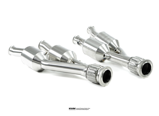 nouveau kline innovation lamborghini aventador svj/ultimae 200cell ensemble de tuyaux d'échappement - acier inoxydable numéro de pièce kl-lam-avsvj-200-cs-ss
