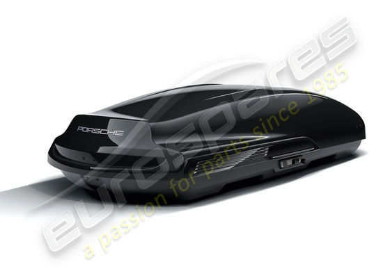 nouveau porsche coffre de toit en noir (brillant) numéro de pièce 9y0044870