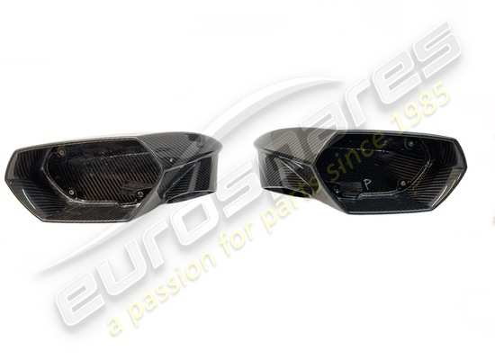 nouveau lamborghini kit de cache-miroir en carbone brillant + vis numéro de pièce 4t0898820j