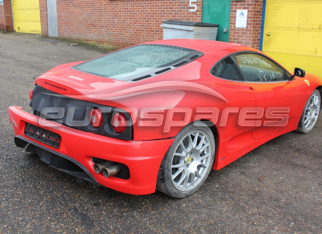 ferrari 360 challenge stradale avec 20,367 kilomètres, en préparation pour le démantèlement #2