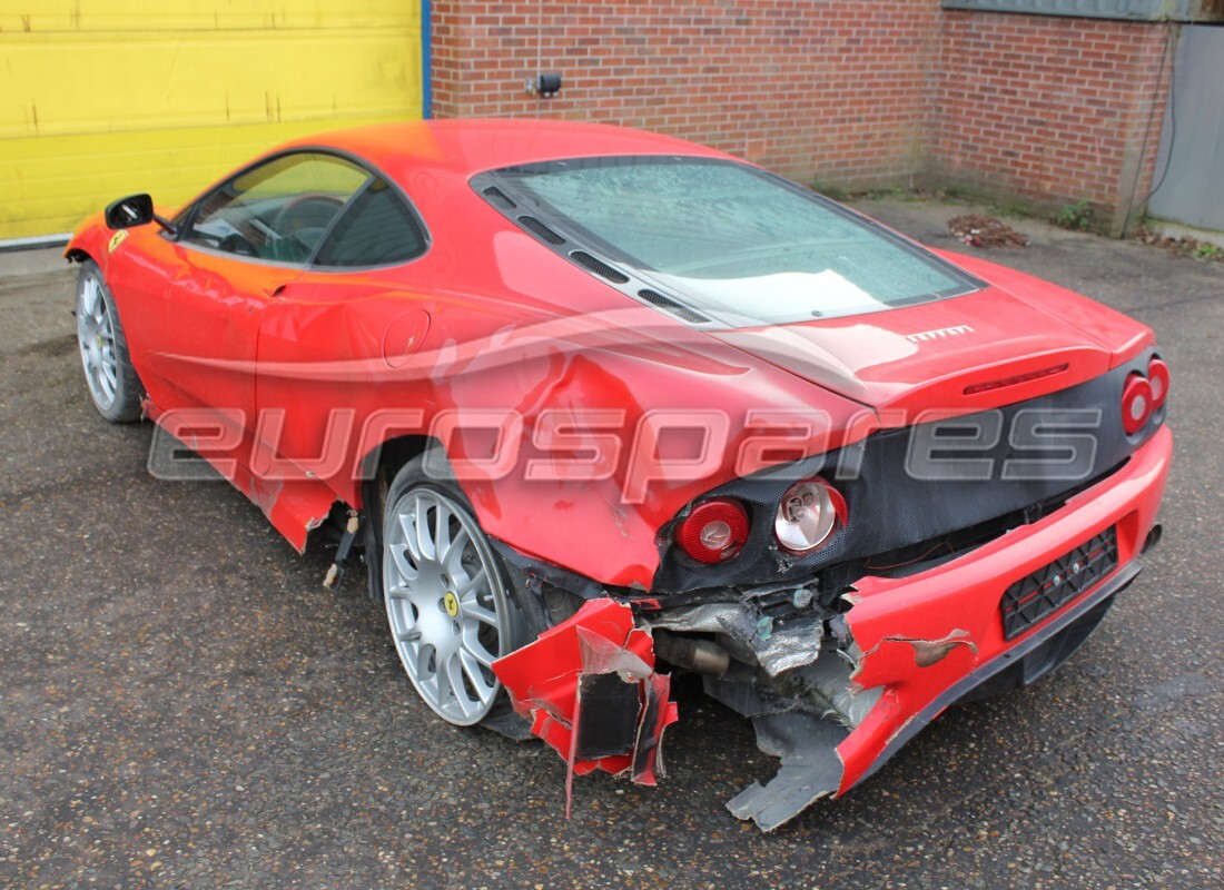 ferrari 360 challenge stradale avec 20,367 kilomètres, en préparation pour le démantèlement #3