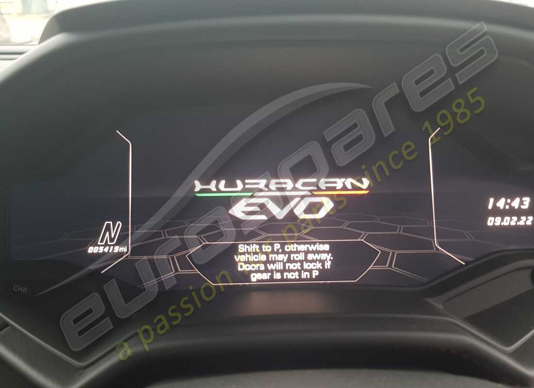 lamborghini 2020 (evo coupe) avec 5,415 miles, en préparation pour le démontage #12