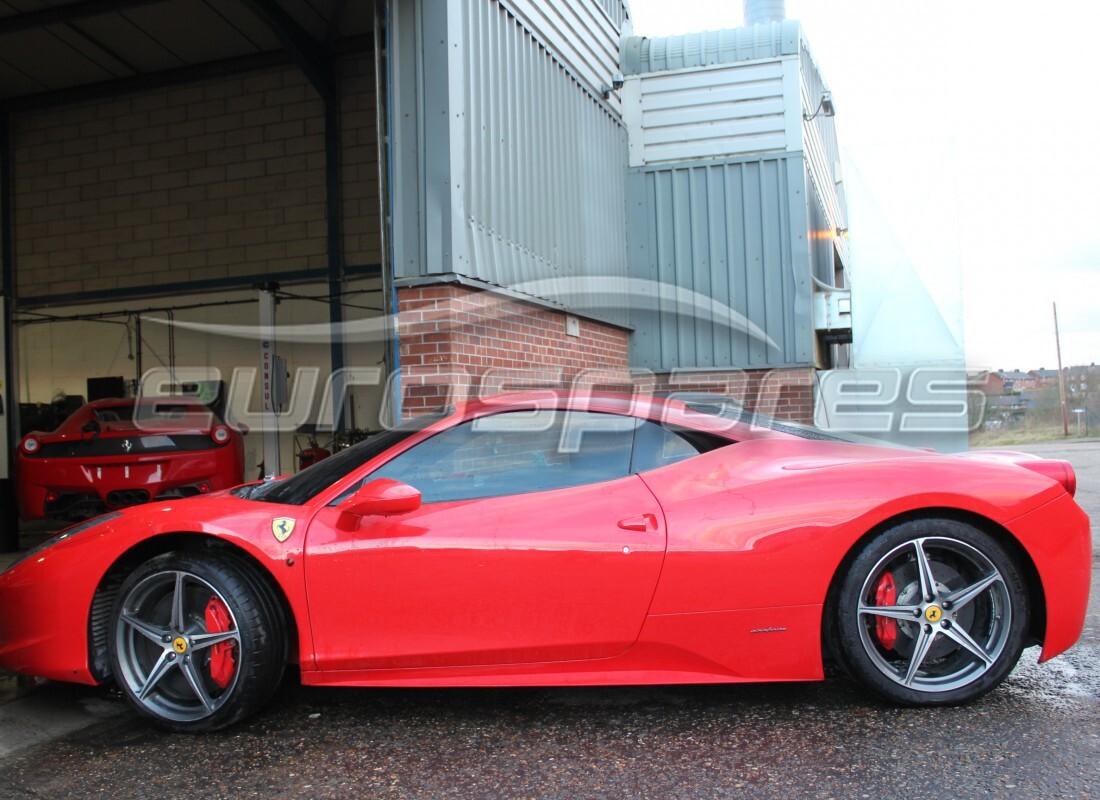 ferrari 458 italia (europe) avec 42,651 kilomètres, en préparation pour le démantèlement #2