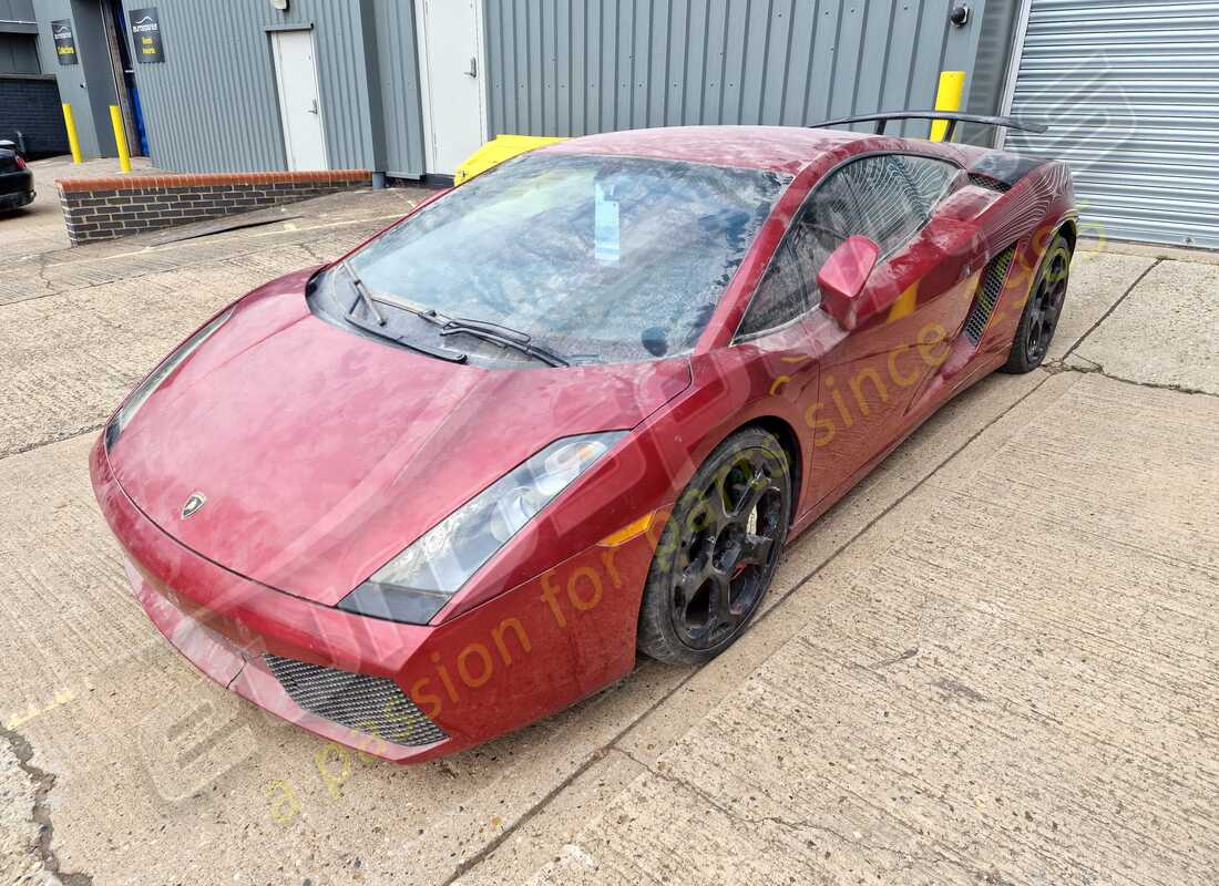 lamborghini gallardo coupe (2006) en préparation pour démantèlement à eurospares