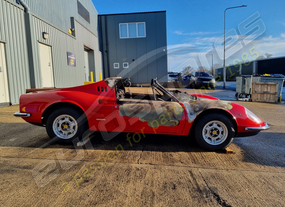 ferrari 246 dino (1975) avec 58,145 miles, en préparation pour le démontage #6