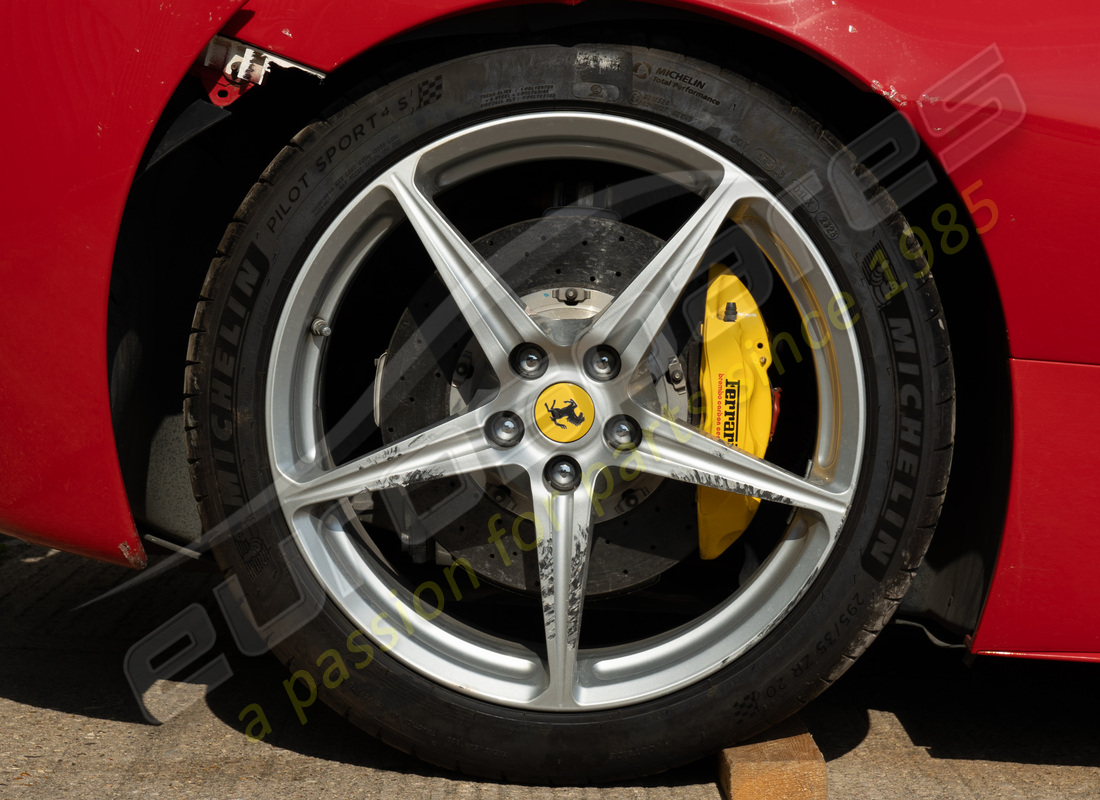 ferrari 458 italia (rhd) avec moins de 20k tbc, en cours de préparation pour le démantèlement #27
