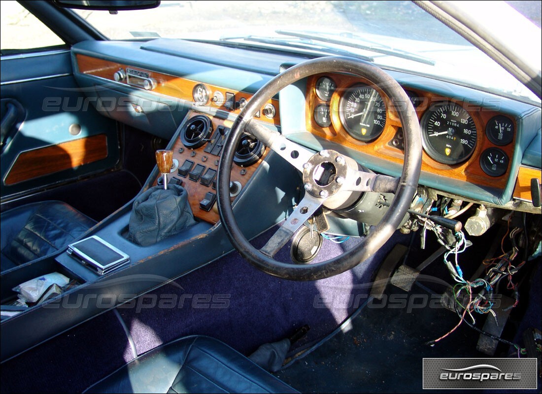 lamborghini espada avec 21,064 miles, en préparation pour le démontage #5