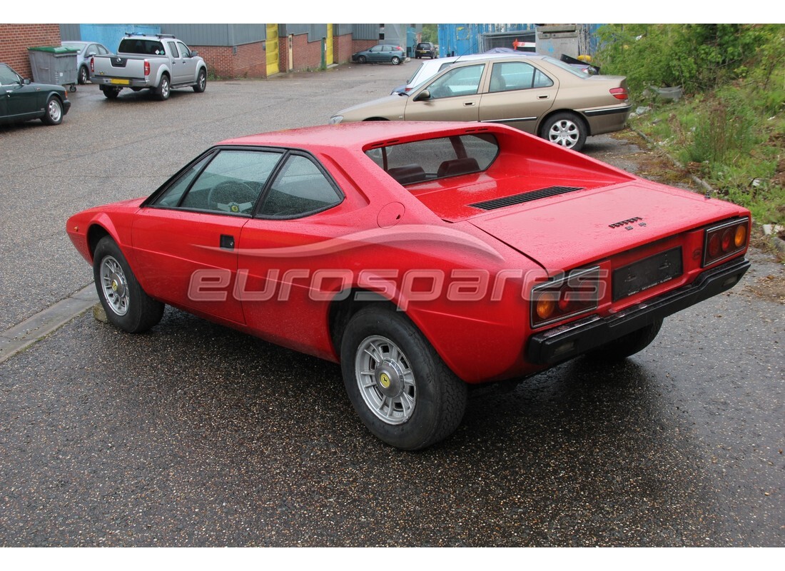 ferrari 308 gt4 dino (1976) avec 4,173 kilomètres, en préparation pour le démantèlement #3