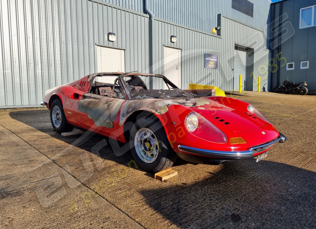 ferrari 246 dino (1975) avec 58,145 miles, en préparation pour le démontage #7