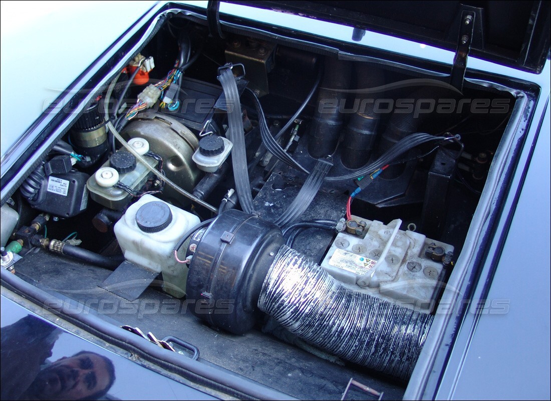 lamborghini jalpa 3.5 (1984) avec 44,773 kilomètres, en préparation pour le démantèlement #3