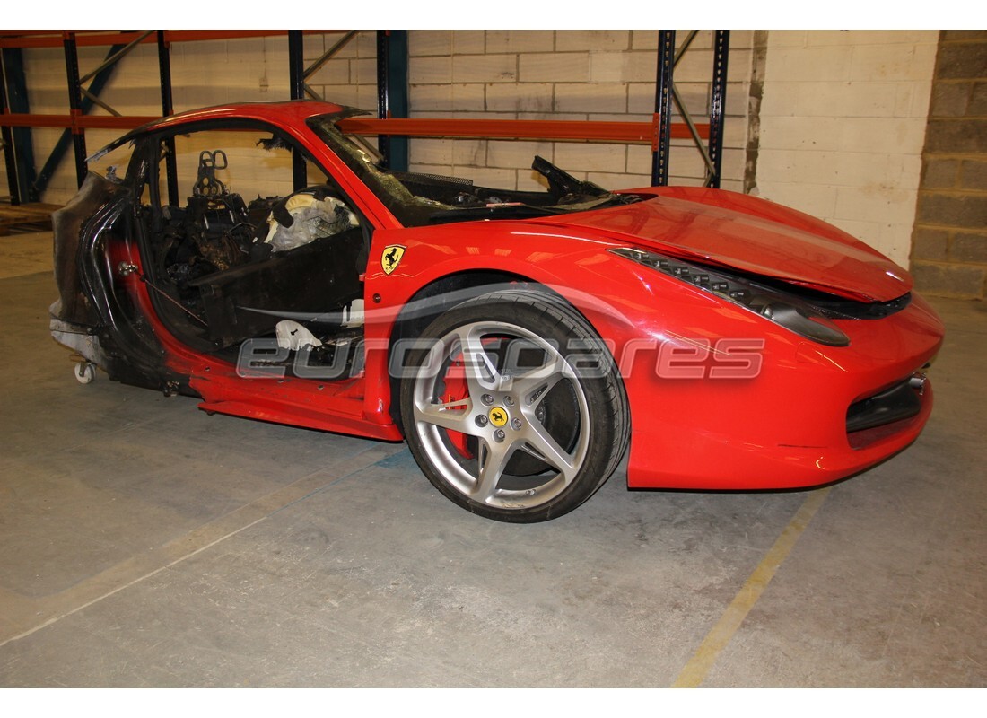 ferrari 458 italia (europe) avec 6,000 kilomètres, en préparation pour le démantèlement #3