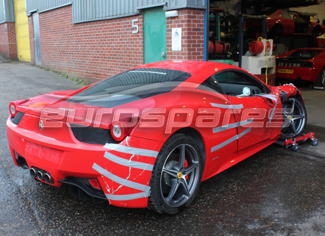 ferrari 458 italia (europe) avec 42,651 kilomètres, en préparation pour le démantèlement #4
